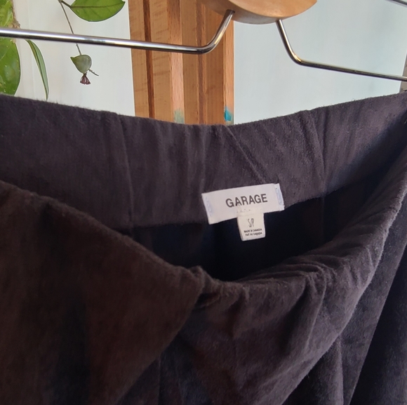 Dark grey suede-like Garage skater skirt - Picture 5 of 6